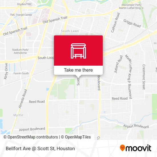Mapa de Bellfort Ave @ Scott St