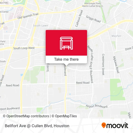 Bellfort Ave @ Cullen Blvd map