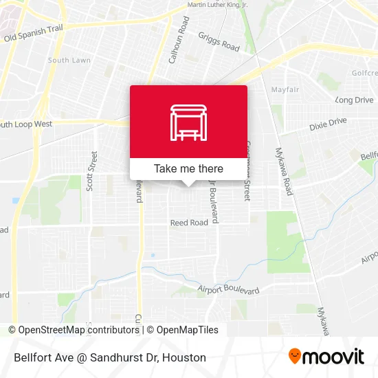 Bellfort Ave @ Sandhurst Dr map