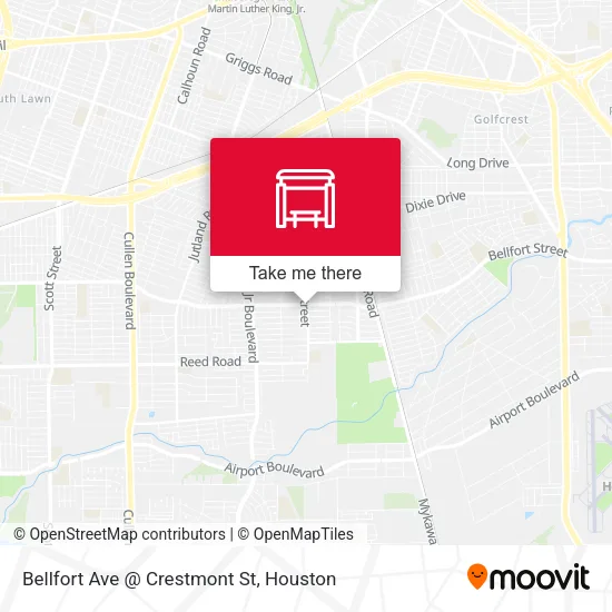 Mapa de Bellfort Ave @ Crestmont St
