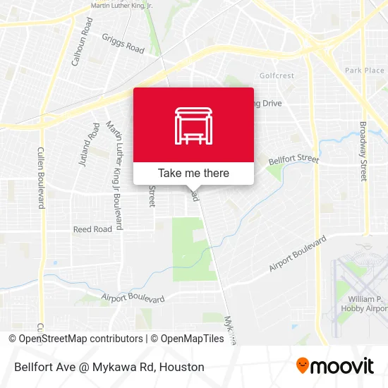 Mapa de Bellfort Ave @ Mykawa Rd
