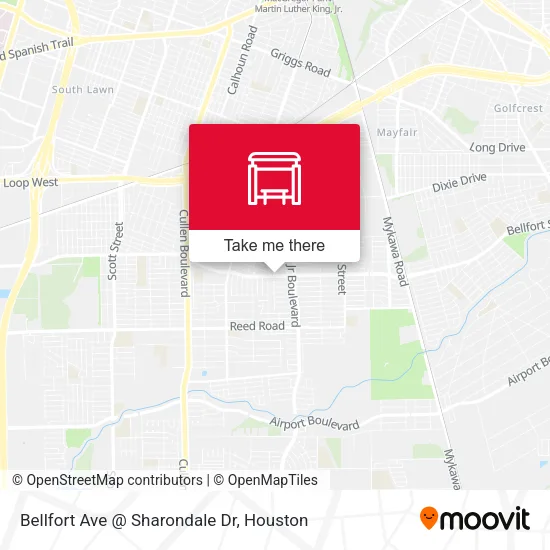 Bellfort Ave @ Sharondale Dr map