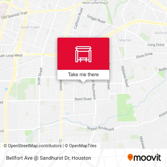 Bellfort Ave @ Sandhurst Dr map