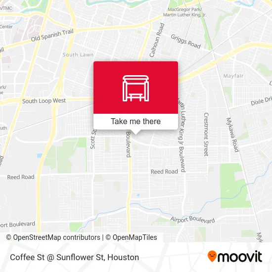Coffee St @ Sunflower St map