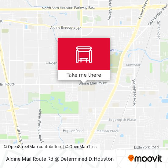Mapa de Aldine Mail Route Rd @ Determined D