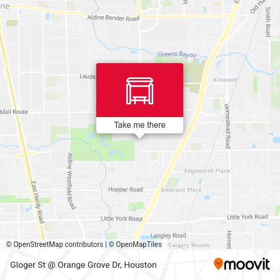 Gloger St @ Orange Grove Dr map