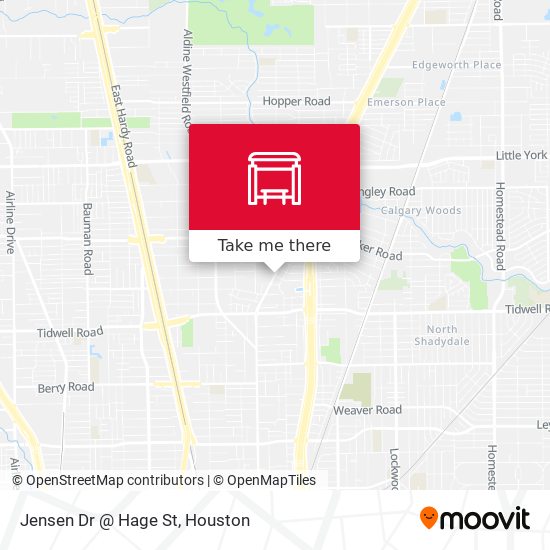 Jensen Dr @ Hage St map