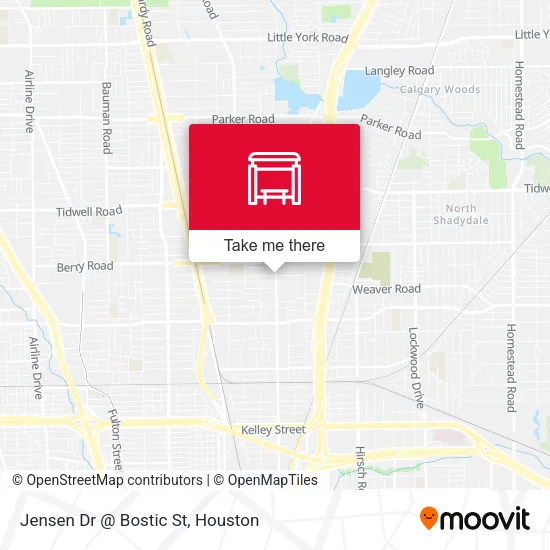 Jensen Dr @ Bostic St map