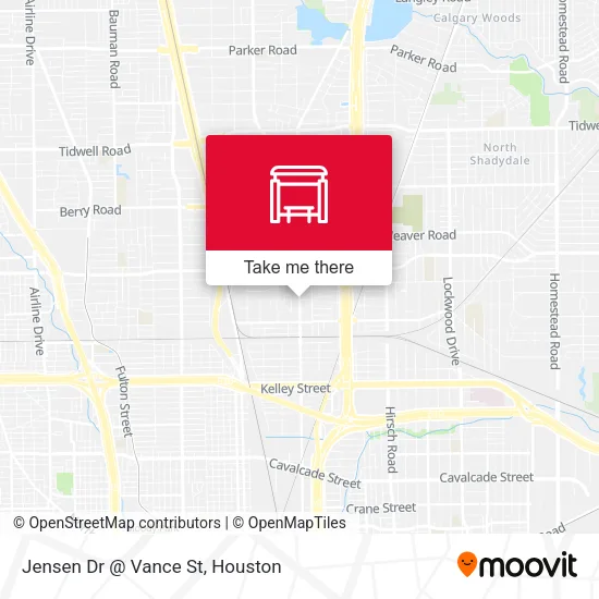 Jensen Dr @ Vance St map