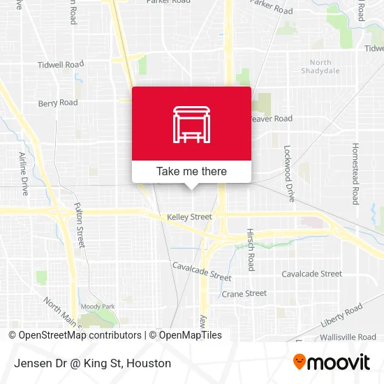 Jensen Dr @ King St map