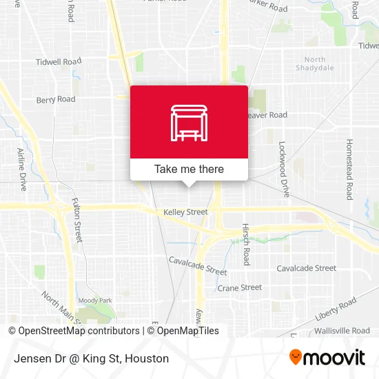 Jensen Dr @ King St map
