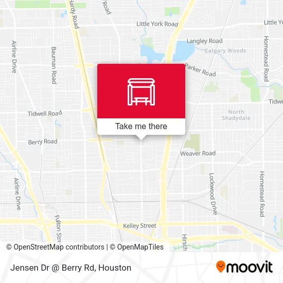 Mapa de Jensen Dr @ Berry Rd