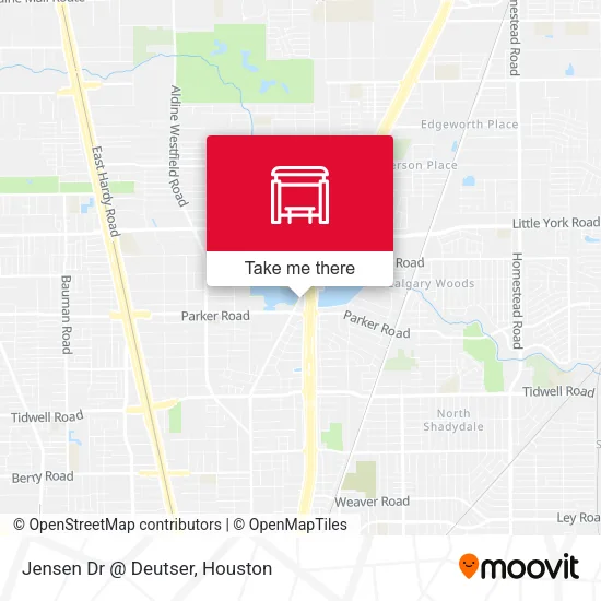 Jensen Dr @ Deutser map
