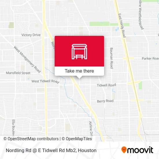 Nordling Rd @ E Tidwell Rd Mb2 map