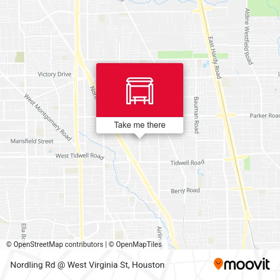 Nordling Rd @ West Virginia St map