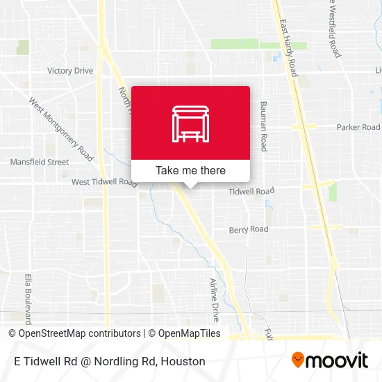 Mapa de E Tidwell Rd @ Nordling Rd