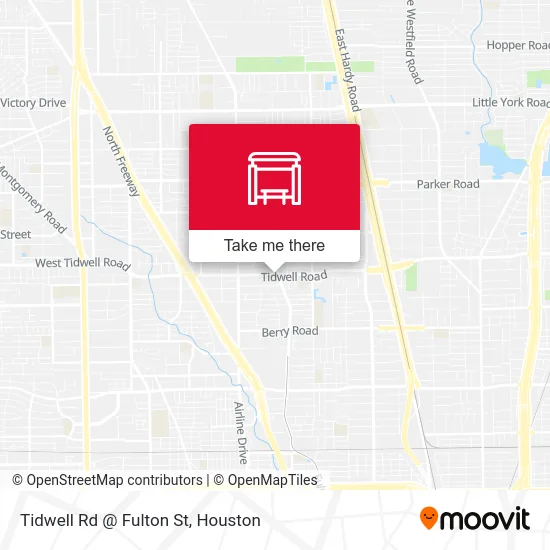 Mapa de Tidwell Rd @ Fulton St
