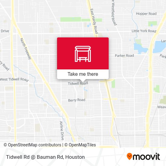 Tidwell Rd @ Bauman Rd map