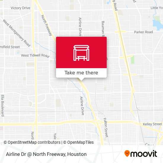 Airline Dr @ North Freeway map