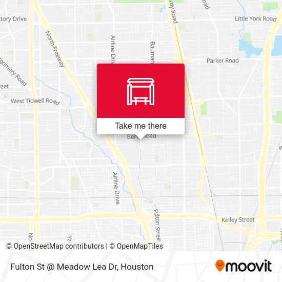 Mapa de Fulton St @ Meadow Lea Dr
