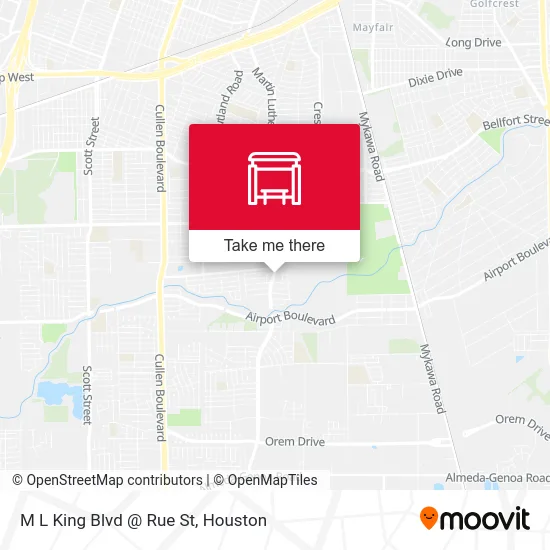 M L King Blvd @ Rue St map