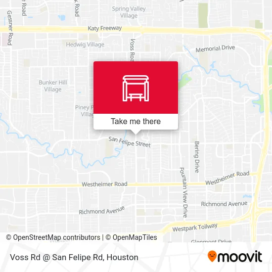 Mapa de Voss Rd @ San Felipe Rd