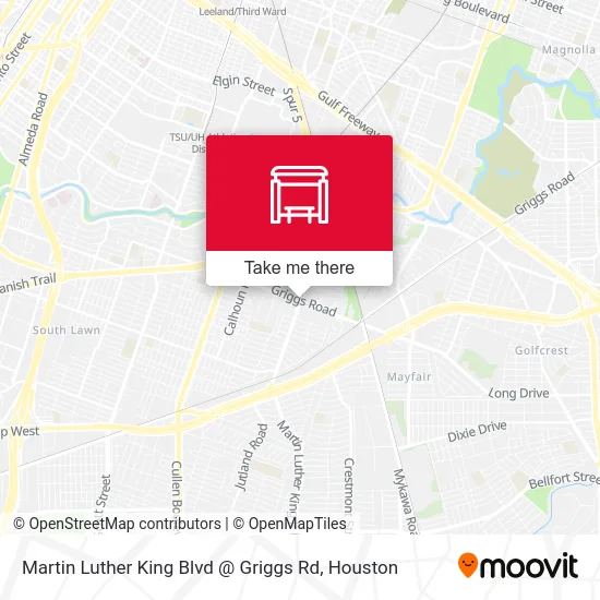 Mapa de Martin Luther King Blvd @ Griggs Rd