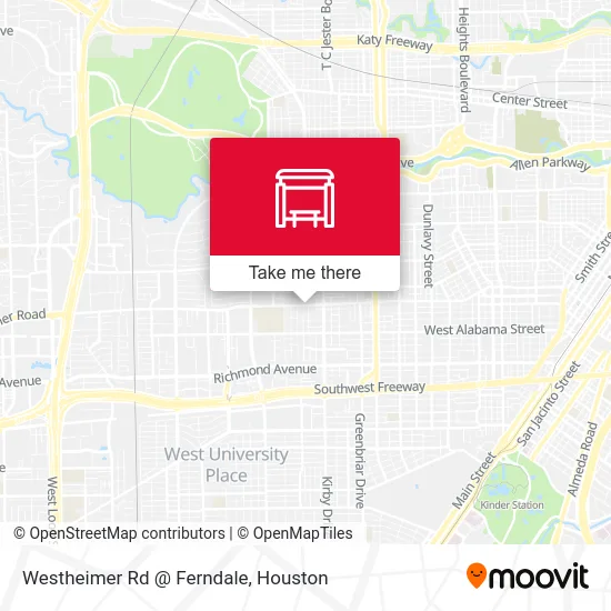 Mapa de Westheimer Rd @ Ferndale