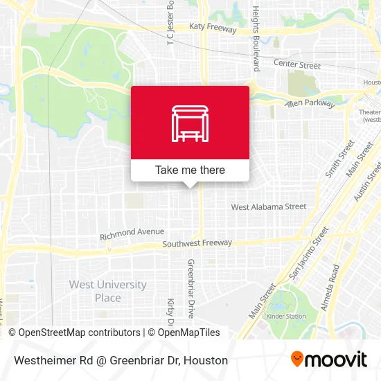 Westheimer Rd @ Greenbriar Dr map
