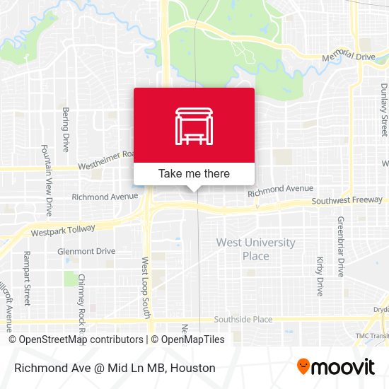 Richmond Ave @ Mid Ln MB map