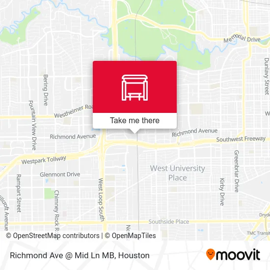 Mapa de Richmond Ave @ Mid Ln MB