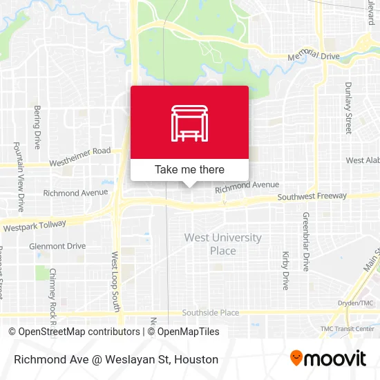 Mapa de Richmond Ave @ Weslayan St