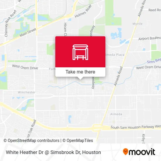 White Heather Dr @ Simsbrook Dr map