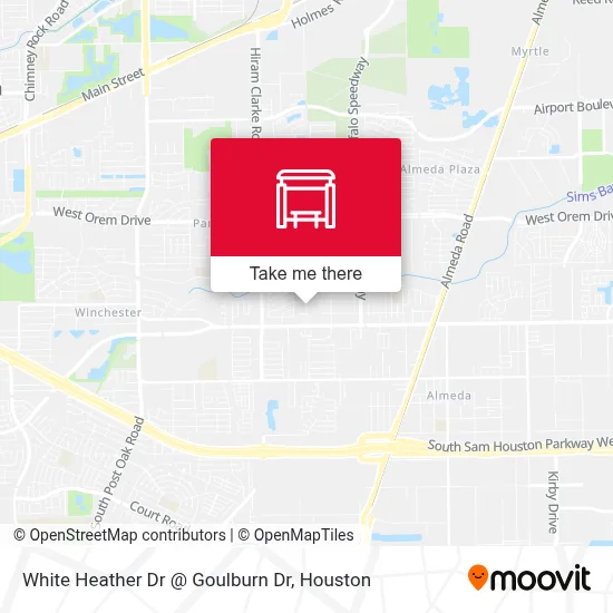 White Heather Dr @ Goulburn Dr map