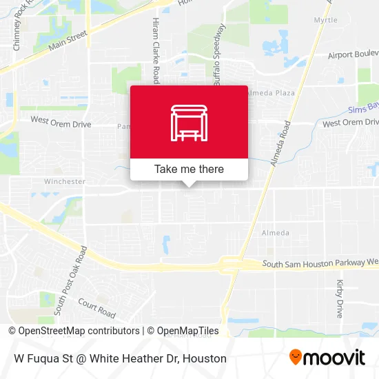 Mapa de W Fuqua St @ White Heather Dr
