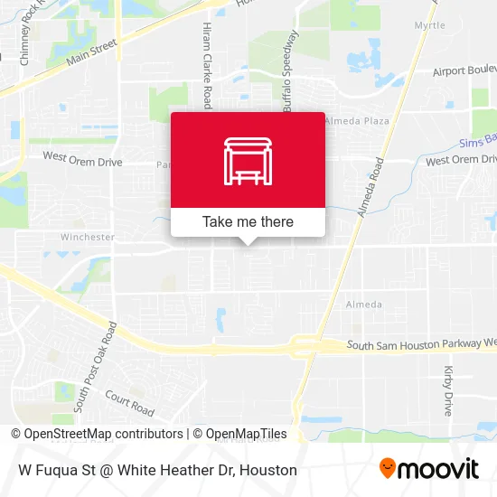 Mapa de W Fuqua St @ White Heather Dr