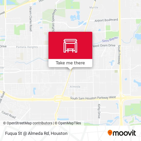 Fuqua St @ Almeda Rd map