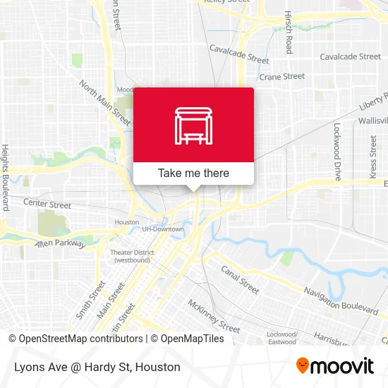 Lyons Ave @ Hardy St map