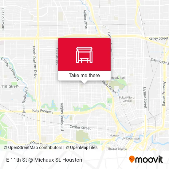 E 11th St @ Michaux St map
