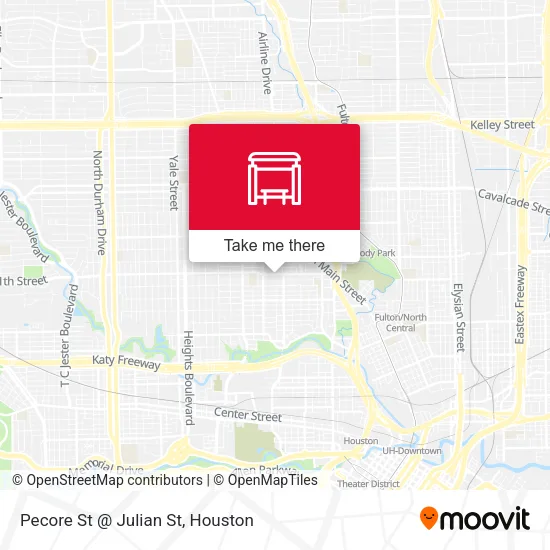 Pecore St @ Julian St map
