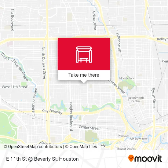 E 11th St @ Beverly St map