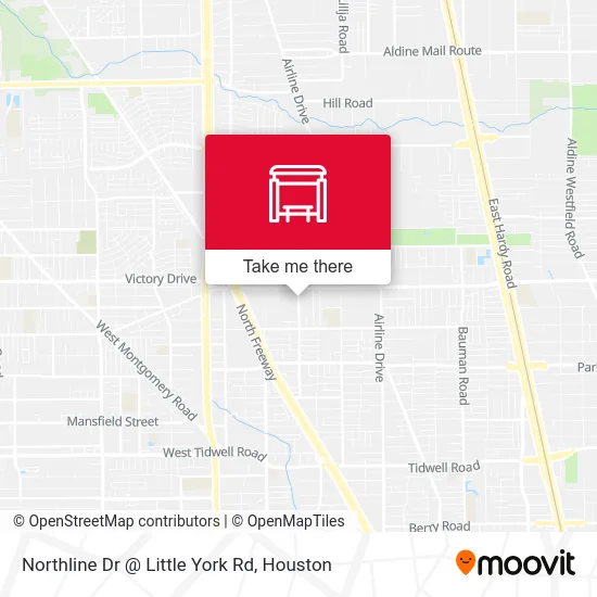 Mapa de Northline Dr @ Little York Rd