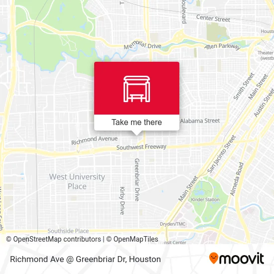 Mapa de Richmond Ave @ Greenbriar Dr