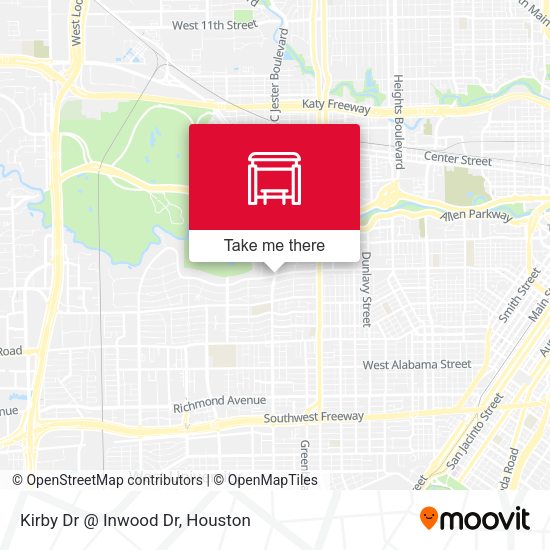 Kirby Dr @ Inwood Dr map