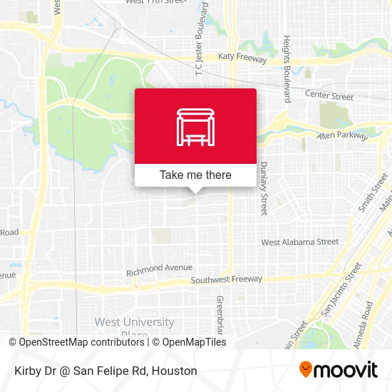 Mapa de Kirby Dr @ San Felipe Rd