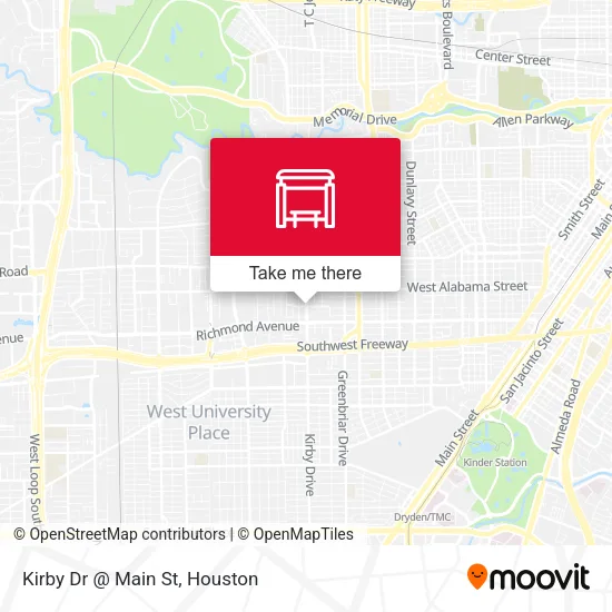 Kirby Dr @ Main St map