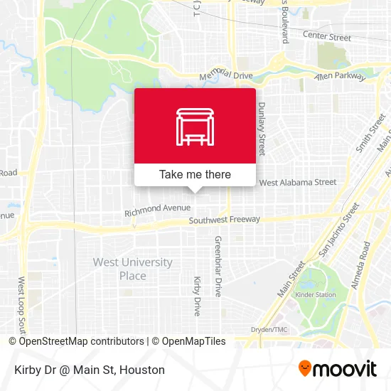 Kirby Dr @ Main St map