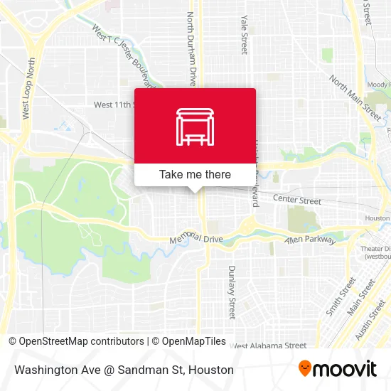 Mapa de Washington Ave @ Sandman St