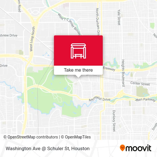 Washington Ave @ Schuler St map