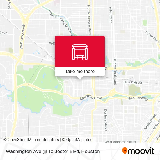 Mapa de Washington Ave @ Tc Jester Blvd